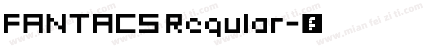 FANTACS Regular字体转换